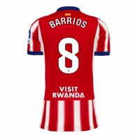 Camiseta Atletico Madrid Pablo Barrios #8 Primera Equipación Replica 2026-27 para mujer mangas cortas